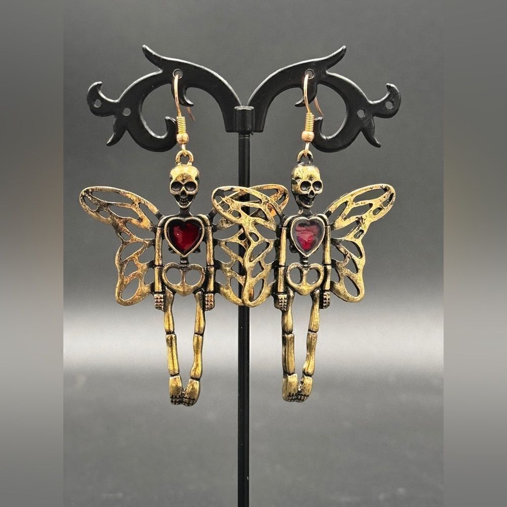 Skelton earrings N66